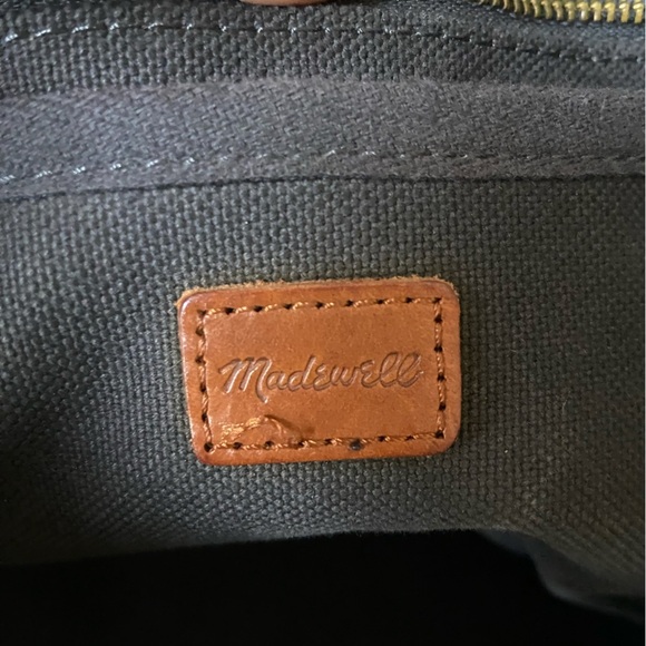 Madewell Canvas Tote, Gray, Shoulder Straps or Top Handles, Minimalist, EUC - Picture 4 of 4